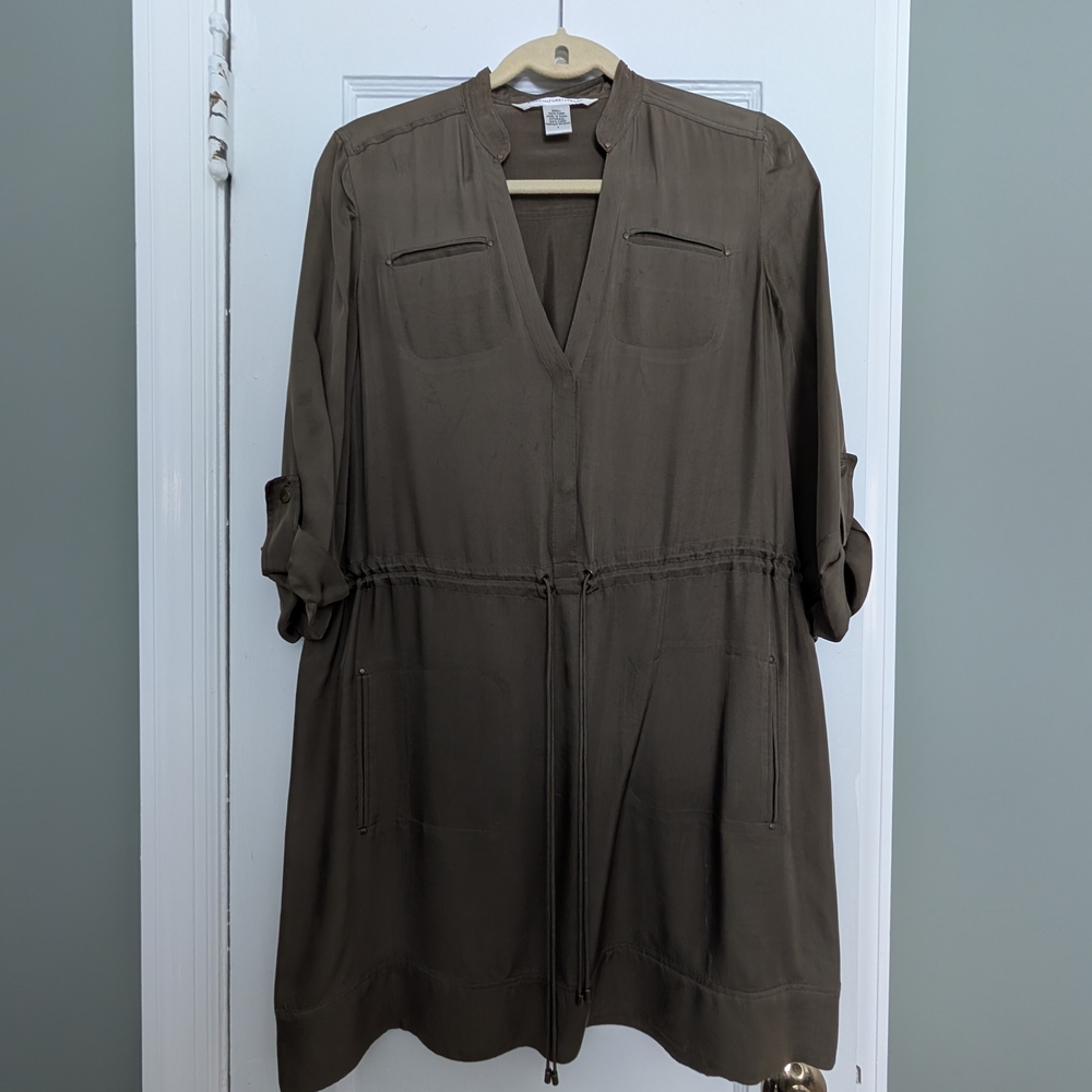 DVF Olive Green Women's Dress